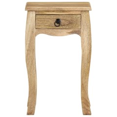 vidaXL Nachttisch 28x28x46 cm Massivholz Mango