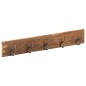 vidaXL Hakenleiste mit 5 Haken 100x2,5x15 cm Recyceltes Massivholz vidaXL Hakenleiste mit 5 Haken 100x2,5x15 cm Recyceltes Massivholz
