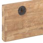 vidaXL Hakenleiste mit 5 Haken 100x2,5x15 cm Recyceltes Massivholz vidaXL Hakenleiste mit 5 Haken 100x2,5x15 cm Recyceltes Massivholz