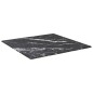 vidaXL Tischplatte Schwarz 40x40 cm 6 mm Hartglas in Marmoroptik vidaXL Tischplatte Schwarz 40x40 cm 6 mm Hartglas in Marmoroptik