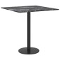 vidaXL Tischplatte Schwarz 40x40 cm 6 mm Hartglas in Marmoroptik vidaXL Tischplatte Schwarz 40x40 cm 6 mm Hartglas in Marmoroptik