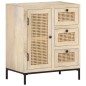 vidaXL Sideboard 60x35x70 cm Mango Massivholz und Rohrgeflecht vidaXL Sideboard 60x35x70 cm Mango Massivholz und Rohrgeflecht