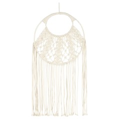 vidaXL Makramee Wandbehang 40x80 cm Baumwolle