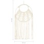vidaXL Makramee Wandbehang 40x80 cm Baumwolle vidaXL Makramee Wandbehang 40x80 cm Baumwolle