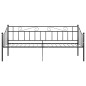 vidaXL Schlafsofa Bettgestell Schwarz Metall 90x200 cm vidaXL Schlafsofa Bettgestell Schwarz Metall 90x200 cm