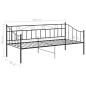 vidaXL Schlafsofa Bettgestell Schwarz Metall 90x200 cm vidaXL Schlafsofa Bettgestell Schwarz Metall 90x200 cm