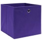 vidaXL Aufbewahrungsboxen 10 Stk. Vliesstoff 28x28x28 cm Lila vidaXL Aufbewahrungsboxen 10 Stk. Vliesstoff 28x28x28 cm Lila