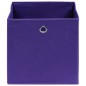 vidaXL Aufbewahrungsboxen 10 Stk. Vliesstoff 28x28x28 cm Lila vidaXL Aufbewahrungsboxen 10 Stk. Vliesstoff 28x28x28 cm Lila