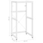 vidaXL Badezimmer Waschtischgestell Weiß 40x38x83 cm Eisen vidaXL Badezimmer Waschtischgestell Weiß 40x38x83 cm Eisen