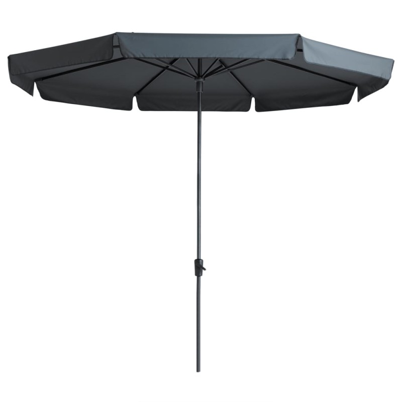 Madison Sonnenschirm Syros Luxe 350 cm Rund Grau Madison Sonnenschirm Syros Luxe 350 cm Rund Grau