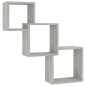 vidaXL Würfel-Wandregale Betongrau 68x15x68 cm Holzwerkstoff vidaXL Würfel-Wandregale Betongrau 68x15x68 cm Holzwerkstoff