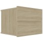 vidaXL Nachttisch Sonoma-Eiche 40x30x30 cm Holzwerkstoff vidaXL Nachttisch Sonoma-Eiche 40x30x30 cm Holzwerkstoff