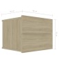 vidaXL Nachttisch Sonoma-Eiche 40x30x30 cm Holzwerkstoff vidaXL Nachttisch Sonoma-Eiche 40x30x30 cm Holzwerkstoff