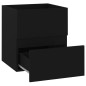 vidaXL Waschbeckenunterschrank Schwarz 41x38,5x45 cm Holzwerkstoff vidaXL Waschbeckenunterschrank Schwarz 41x38,5x45 cm Holzwerkstoff
