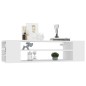 vidaXL TV-Hängeschrank Weiß 100x30x26,5 cm Holzwerkstoff vidaXL TV-Hängeschrank Weiß 100x30x26,5 cm Holzwerkstoff