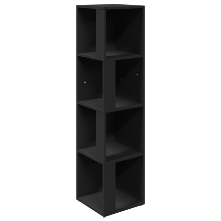 vidaXL Eckregal Schwarz 33x33x132 cm Holzwerkstoff