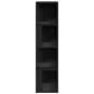 vidaXL Eckregal Schwarz 33x33x132 cm Holzwerkstoff vidaXL Eckregal Schwarz 33x33x132 cm Holzwerkstoff