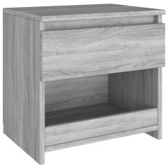 vidaXL Nachttisch Grau Sonoma 40x30x39 cm Holzwerkstoff