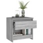 vidaXL Nachttisch Grau Sonoma 40x30x39 cm Holzwerkstoff vidaXL Nachttisch Grau Sonoma 40x30x39 cm Holzwerkstoff