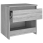 vidaXL Nachttisch Grau Sonoma 40x30x39 cm Holzwerkstoff vidaXL Nachttisch Grau Sonoma 40x30x39 cm Holzwerkstoff