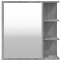 vidaXL Bad-Spiegelschrank Grau Sonoma 62,5x20,5x64 cm Holzwerkstoff vidaXL Bad-Spiegelschrank Grau Sonoma 62,5x20,5x64 cm Holzwerkstoff