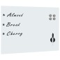 vidaXL Magnetisches Whiteboard Wandmontage Glas 80x60 cm vidaXL Magnetisches Whiteboard Wandmontage Glas 80x60 cm
