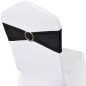 25 x Stuhlschleifen Stretch Schleifenbänder + Diamant Schnalle schwarz 25 x Stuhlschleifen Stretch Schleifenbänder + Diamant Schnalle schwarz