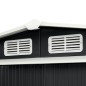 vidaXL Gerätehaus mit Schiebetüren Anthrazit 386×312×178 cm Stahl vidaXL Gerätehaus mit Schiebetüren Anthrazit 386×312×178 cm Stahl