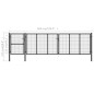 vidaXL Gartentor Stahl 500 x 125 cm Anthrazit vidaXL Gartentor Stahl 500 x 125 cm Anthrazit