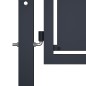 vidaXL Gartentor Stahl 350 x 75 cm Anthrazit vidaXL Gartentor Stahl 350 x 75 cm Anthrazit