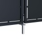 vidaXL Gartentor Stahl 350 x 75 cm Anthrazit vidaXL Gartentor Stahl 350 x 75 cm Anthrazit