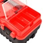 vidaXL Werkzeugkoffer Kunststoff 462 x 256 x 242 mm Rot vidaXL Werkzeugkoffer Kunststoff 462 x 256 x 242 mm Rot