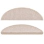 vidaXL Stufenmatten 10 Stk. 56x17x3 cm Taupe vidaXL Stufenmatten 10 Stk. 56x17x3 cm Taupe