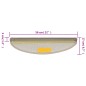 vidaXL Stufenmatten 10 Stk. 56x17x3 cm Taupe vidaXL Stufenmatten 10 Stk. 56x17x3 cm Taupe