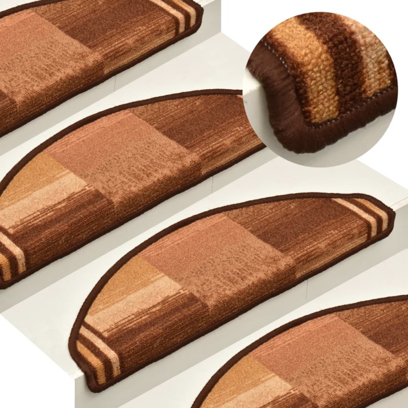 vidaXL Stufenmatten Selbstklebend 5 Stk. 65x21x4 cm Braun vidaXL Stufenmatten Selbstklebend 5 Stk. 65x21x4 cm Braun