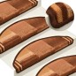 vidaXL Stufenmatten Selbstklebend 5 Stk. 65x21x4 cm Braun vidaXL Stufenmatten Selbstklebend 5 Stk. 65x21x4 cm Braun