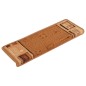 vidaXL Stufenmatten Selbstklebend 10 Stk. 65x21x4 cm Beige vidaXL Stufenmatten Selbstklebend 10 Stk. 65x21x4 cm Beige