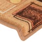 vidaXL Stufenmatten Selbstklebend 10 Stk. 65x21x4 cm Beige vidaXL Stufenmatten Selbstklebend 10 Stk. 65x21x4 cm Beige