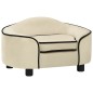 vidaXL Hundesofa Creme 67x47x36 cm Plüsch vidaXL Hundesofa Creme 67x47x36 cm Plüsch