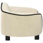 vidaXL Hundesofa Creme 67x47x36 cm Plüsch vidaXL Hundesofa Creme 67x47x36 cm Plüsch