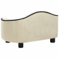 vidaXL Hundesofa Creme 67x47x36 cm Plüsch vidaXL Hundesofa Creme 67x47x36 cm Plüsch