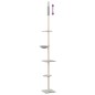vidaXL Kratzbaum Deckenhoch Hellgrau 263,5-289,5 cm vidaXL Kratzbaum Deckenhoch Hellgrau 263,5-289,5 cm