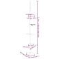 vidaXL Kratzbaum Deckenhoch Hellgrau 263,5-289,5 cm vidaXL Kratzbaum Deckenhoch Hellgrau 263,5-289,5 cm