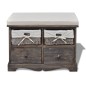vidaXL Sitzbank mit Stauraum Braun 62×33×42 cm Paulownia Holz vidaXL Sitzbank mit Stauraum Braun 62×33×42 cm Paulownia Holz