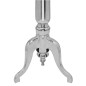 vidaXL Beistelltisch Rund Aluminium Silbern vidaXL Beistelltisch Rund Aluminium Silbern