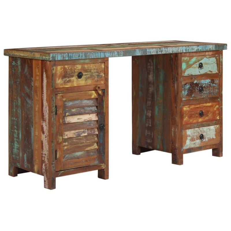 vidaXL Schreibtisch Altholz Massiv 140x50x77 cm vidaXL Schreibtisch Altholz Massiv 140x50x77 cm