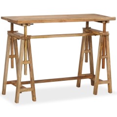 vidaXL Zeichentisch Mangoholz Massiv 116 x 50 x 76 cm 