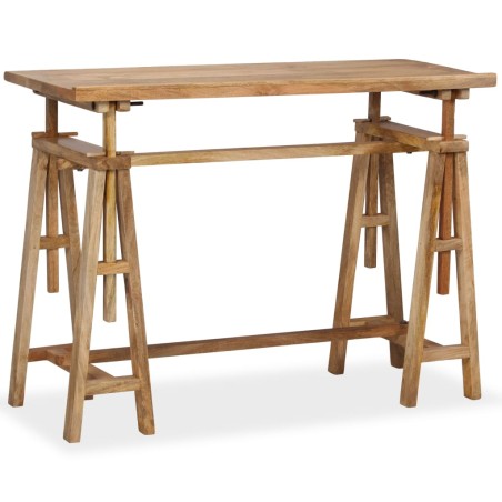 vidaXL Zeichentisch Mangoholz Massiv 116 x 50 x 76 cm 