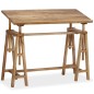 vidaXL Zeichentisch Mangoholz Massiv 116 x 50 x 76 cm vidaXL Zeichentisch Mangoholz Massiv 116 x 50 x 76 cm