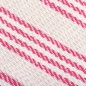 vidaXL Überwurf Baumwolle Streifen 160x210 cm Rosa und Weiß vidaXL Überwurf Baumwolle Streifen 160x210 cm Rosa und Weiß